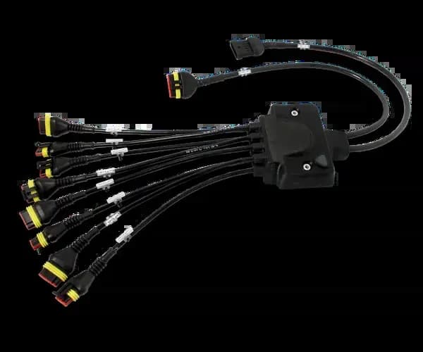 ALMEC SPN2 ECU compatta con 8 ingressi, 12 uscite e comunicazione RS232/CAN