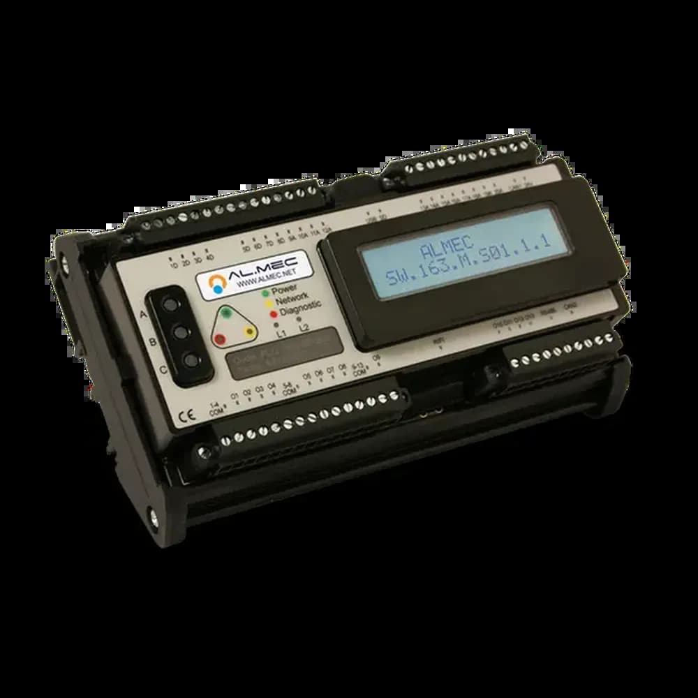 ALMEC PLC.163DSP PLC compatto industriale con ingressi/uscite e comunicazione RS232 o CAN
