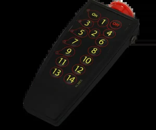 ALMEC AL14R.TX pulsante remoto con tastiera 10/14 tasti e codifica Hamming 434 MHz