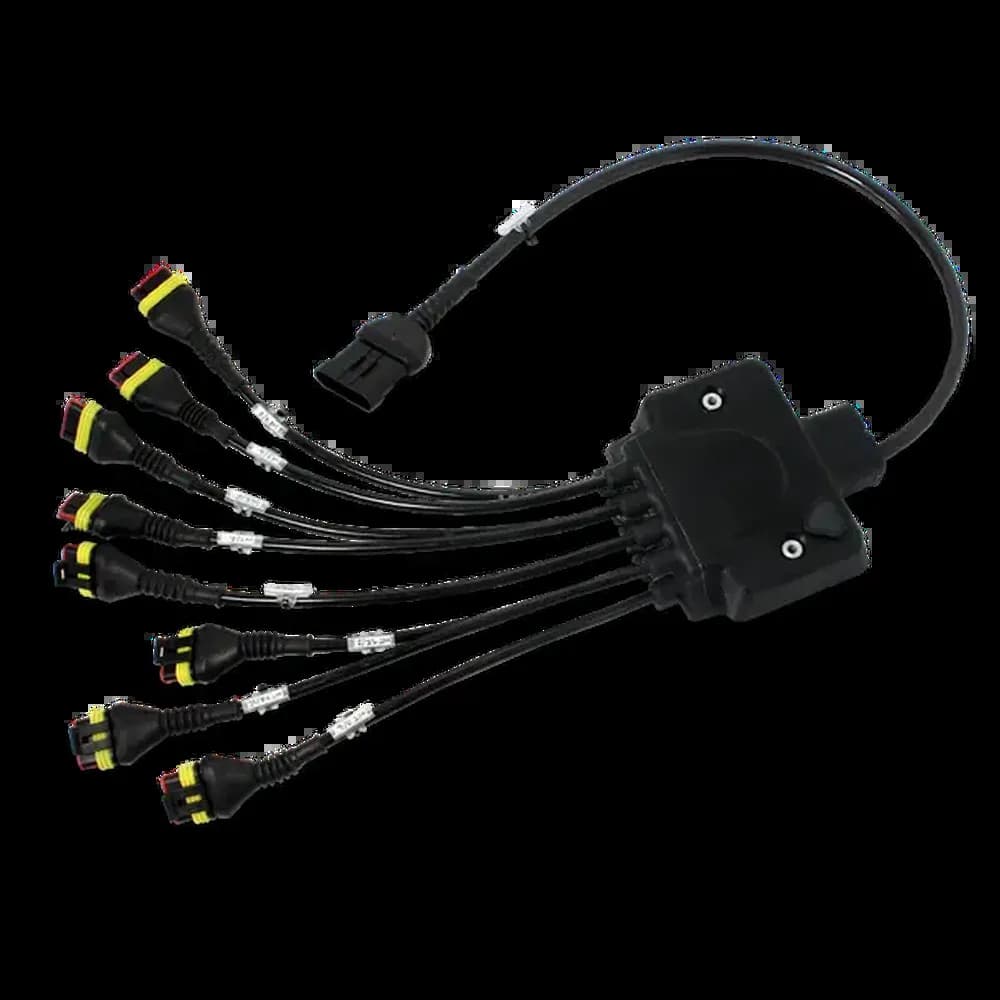 ALMEC SPN1 ECU industriale con 8 ingressi, 12 uscite e comunicazione RS232/CAN